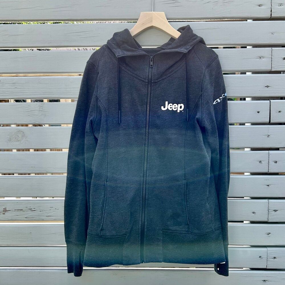 Gray Jeep Hoodie Vest